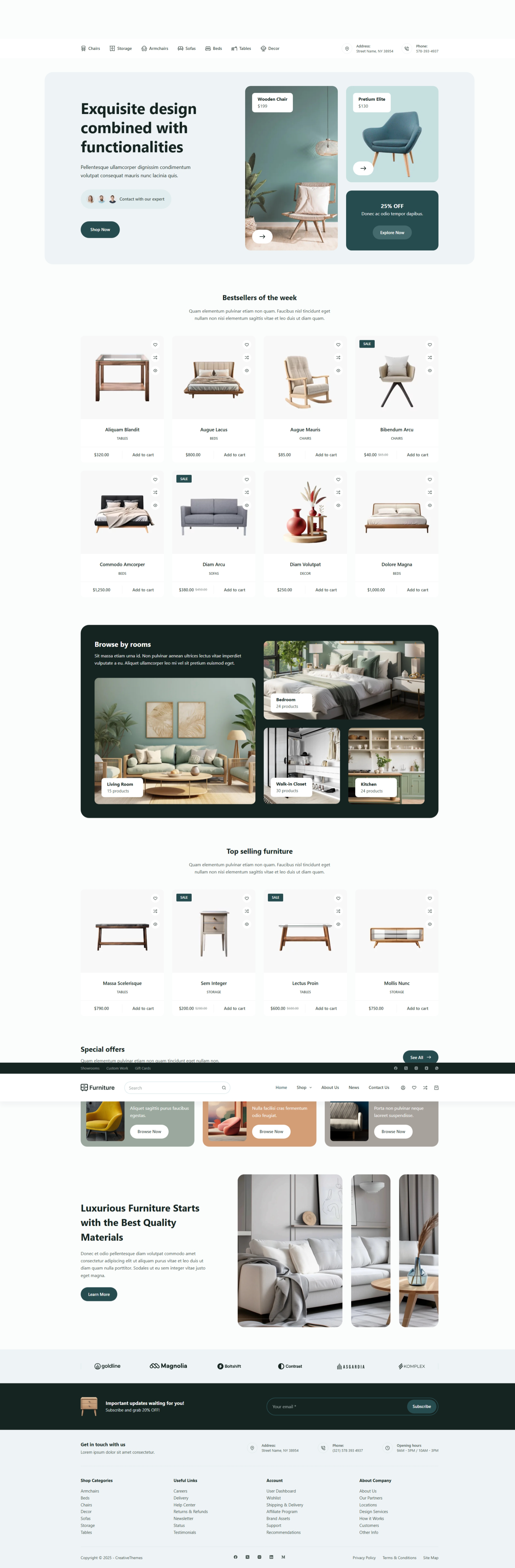 家具沙发(2c)-齐趣软件——小程序网站APP开发